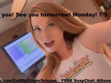 webcam girl eatmygingersnapps image #4721191