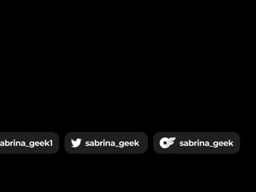webcam girl sabrina_geek image #7622200