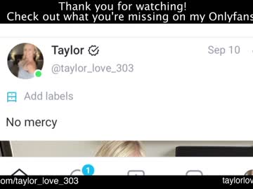 webcam girl taylor_love_303 image #3310894