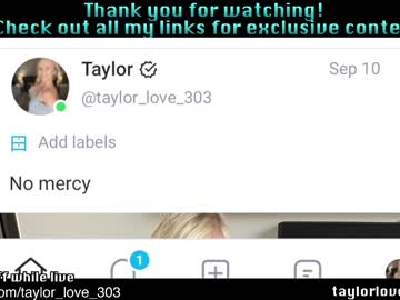webcam girl taylor_love_303 image #4846735