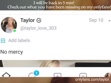 webcam girl taylor_love_303 image #1244729