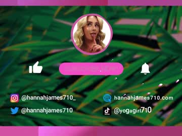 webcam girl hannahjames710 image #5661707